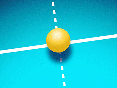 Tennis animation animation ball bleu dynamic gif motion motion design rebound tennis yellow
