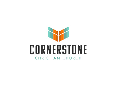 Cornerstone Christian Church church branding church design church logo cornerstone