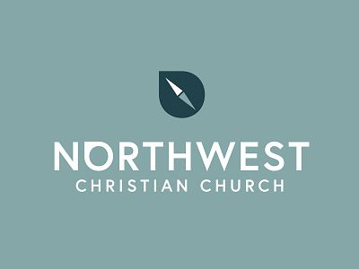 Northwest Christian Church christian christian church church branding church design church logo compass northwest