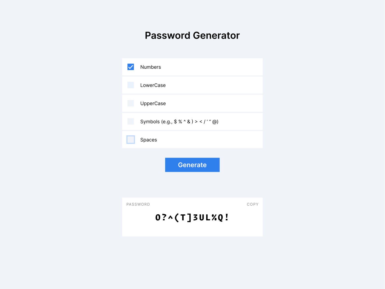 app generate passwords