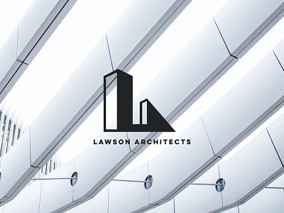 Lawson Architects architect branding firm identity logo stationary