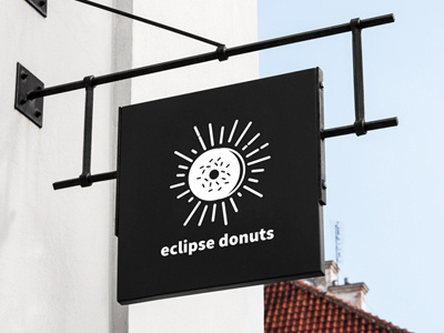 Eclipse Donuts bakery branding cafe donuts doughnuts identity logo sign