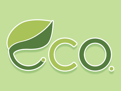 E Logo branding design eco eco friendly eco logo illustration lettering logo typography