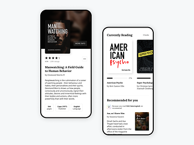Goodreads App Re-skin [in progress] books books app bookshelf bookstore clean goodreads minimal mobile rating reading reading app stars ui uiux white