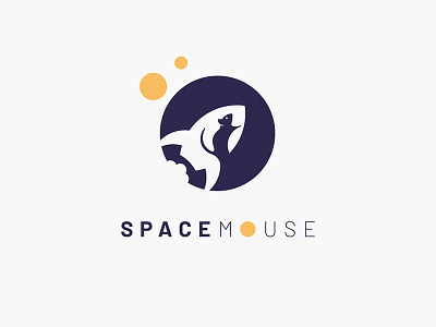 #Typehue Brandom Week 1: SpaceMouse branding logo mouse negative space purple rocket space typehue vector yellow
