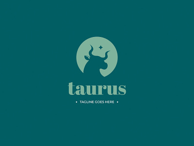 Taurus logo brand identity branding branding and identity concept design illustration logo mark monochrome premium taurus