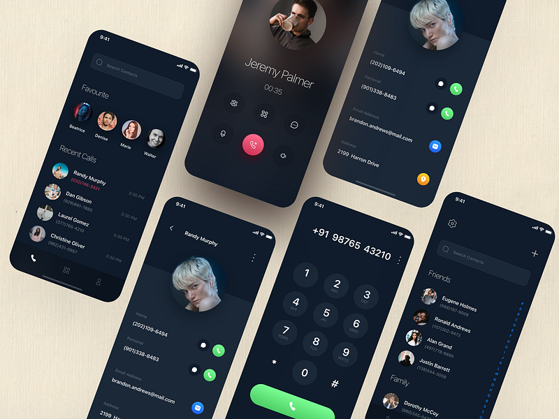 Contact UI designs, themes, templates and downloadable graphic elements ...