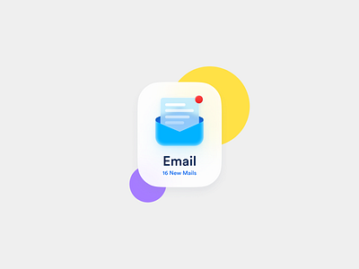 Skeuomorphic Email Icon