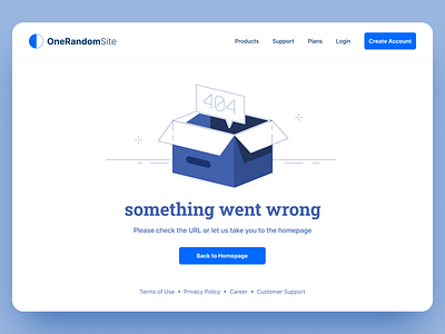 404 Error Page 404 404error 404page 404ui concept dailyui design error errorpage illustration minimal ui ux website webui