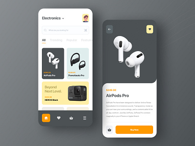 Amazon redesign amazon concept dailyui interaction minimal mobile redesign shopping app ui ux