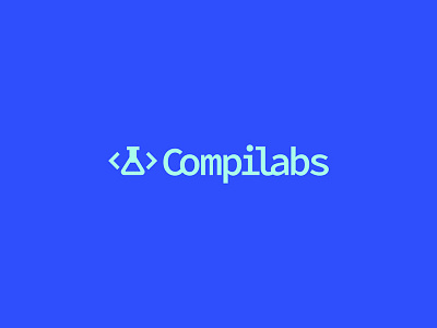 Compilabs brand proposal blue branding compile development labs programming