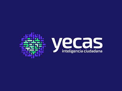 Yecas logo argentina branding citizen city ciudadano corazon council heart improvement logo mendoza