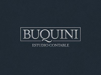 BUQUINI · Estudio contable accounting argentina branding contable contador estudio logo mendoza