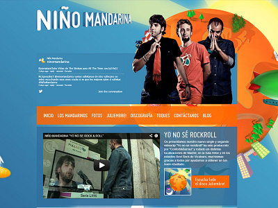 Nino Mandarina argentina design web wordpress