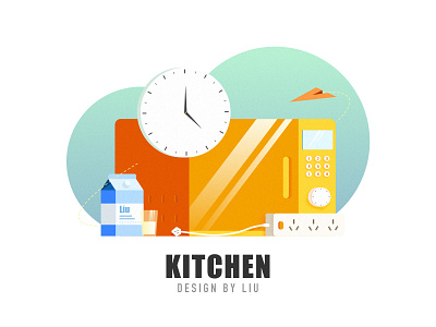 Corner of the kitchen app design icon illustration illustrator logo ui ux web