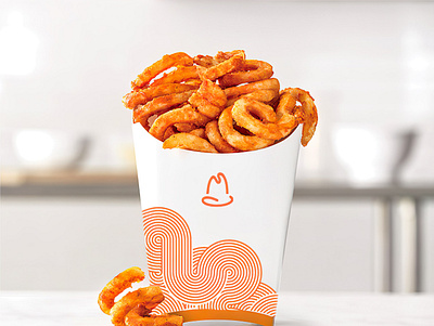 Arbys Cyclone Fries branding food marketing orange print print ad rebrand retro roastbeef subway swirls