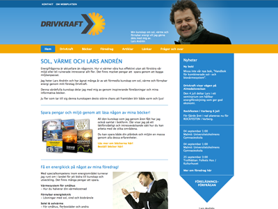 Drivkraft.nu css3 design html5 responsive web