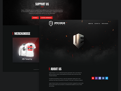 Upper Echelon Gamers Website Revamp