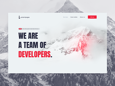 Potent Pages Landing Page