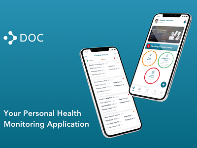 Personal Heath Monitoring Application app branding design health app health monitoring healthcare healthcare app icon mobile app ui ux