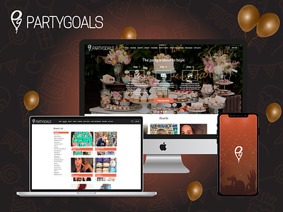 A Party based Web and Mobile Marketplace app design ios app marketplace party ui ux web app