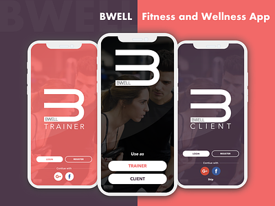 Fitness and Wellness Application app booking app design fitness fitness app healthcare healthcare app mobile app personal trainer booking ui ux vector wellness app workout app