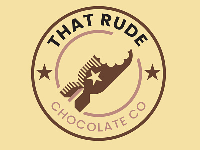 That Rude Chocolate Co Logo Emblem branding design identity logo design logo designer