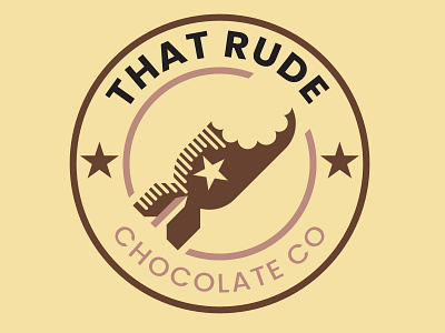 That Rude Chocolate Co Logo Emblem