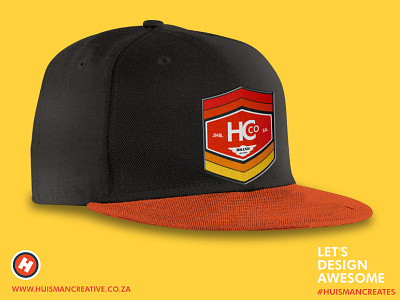 HCco Cap Design affinity designer branding branding design cap badge caps illustration vector illustration