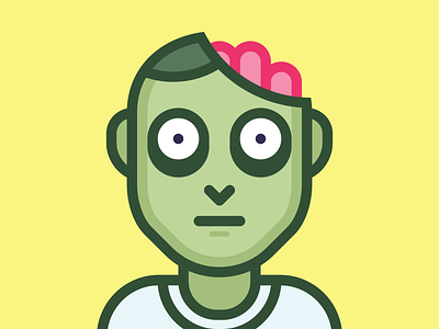 Avatars - loktar00 avatar brains halloween illustration vector zombie