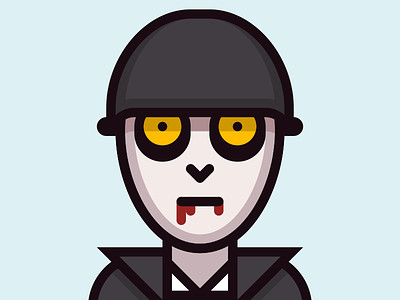 Avatars - tomdwyer avatar halloween illustration nazi zombie vector zombie