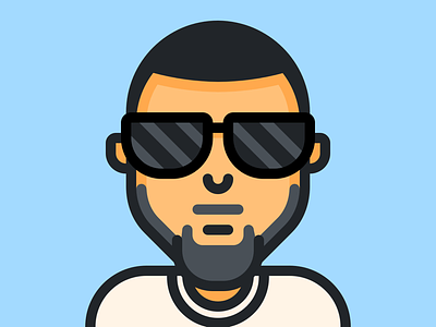 Avatars - Patsy-issa avatar boy illustration man normal sunglasses vector