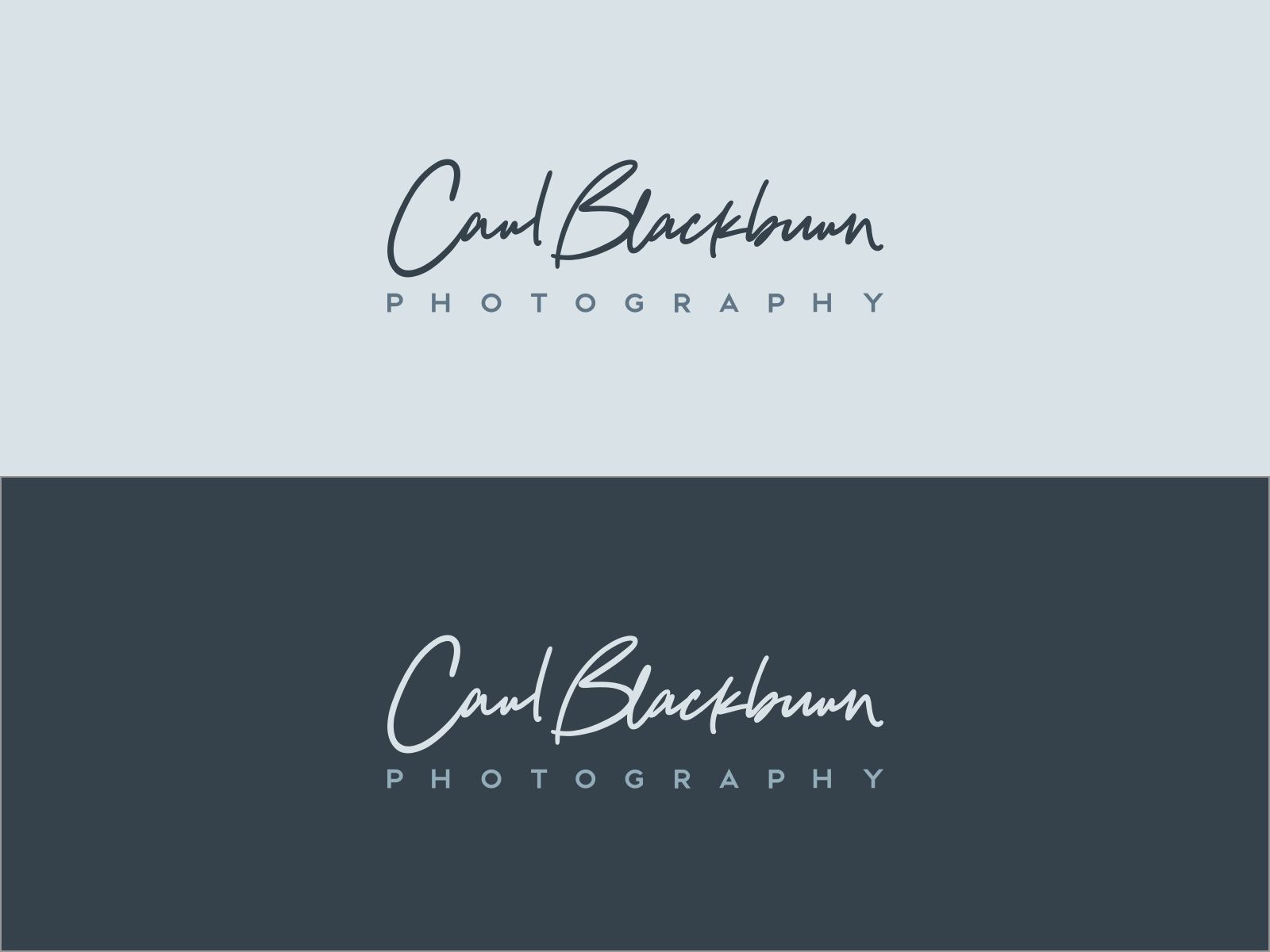 Carl Blackburn Photography - Logo by Mike Buttery on Dribbble