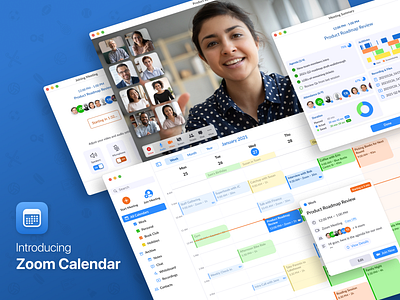 Zoom Calendar App UI