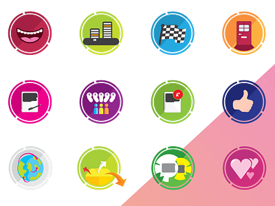 Gamification Badges design gamification ui ux website