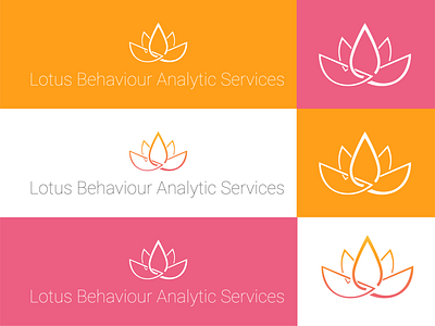 Branding design for Lotus Behaviour Analytic Services brand concept branding logotype lotus flower