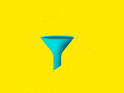 No Filter animation company concept corporate creative design filter funnel hammer icon illustration loud minimalist modern no no filter out professional real estate shout