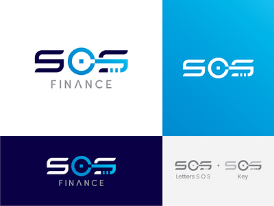 SOS Finance Logo Design 3