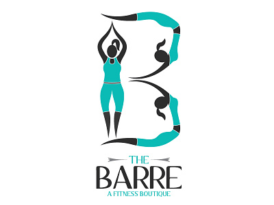 The Barre Logo Design Concept barre beautiful brand company concept corporate creative design icon identity illustration logo minimalist modern professional