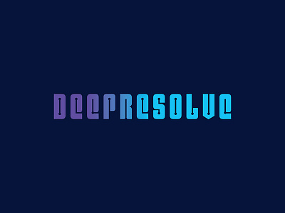 Deep Resolve - Logo Design Concept brand corporate creative cyber deep design identity logo resolve security