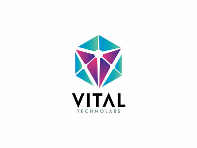 Vital Technolabs Logo Design