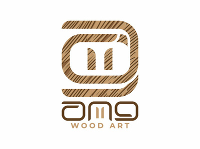 AMG Wood Art Logo Design a art beautiful brand branding company concept corporate creative design g identity illustration logo m minimalist modern professional vector wood