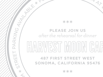 Rehearsal Dinner Invite