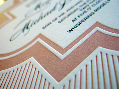 Quatrefoil Final diagnal final letterpress quatrefoil