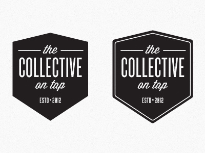 Collective Logo Concept 5 beer crest identity logo shield taproom