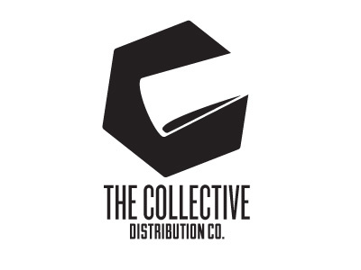 Collective Distribution beer identity logo pint