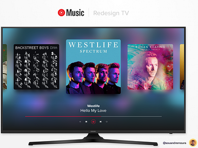 Youtube Music Redesign TV