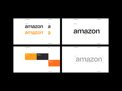 Amazon Brandbook Concept amazon brand identity brandbook branding concept kapustin logo rebranding redesign
