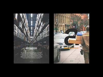 Redesigned Amazon Logo on Posters amazon branding kapustin logos poster design rebranding redesign