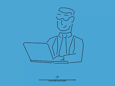 Dallas Illustrations 2d animation business businessman character design digital download free illustration kapustin laptop linear packaging vector work